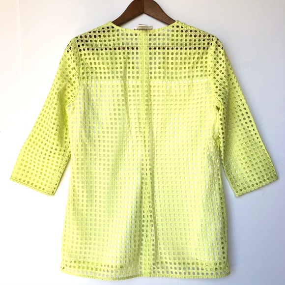 NWOT Doncaster Citrine Trench Eyelet Tunic - Picture 7 of 10